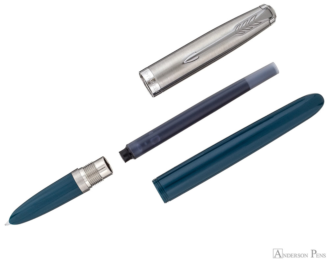 Parker 51 Fountain Pen - Midnight Blue - Anderson Pens, Inc.