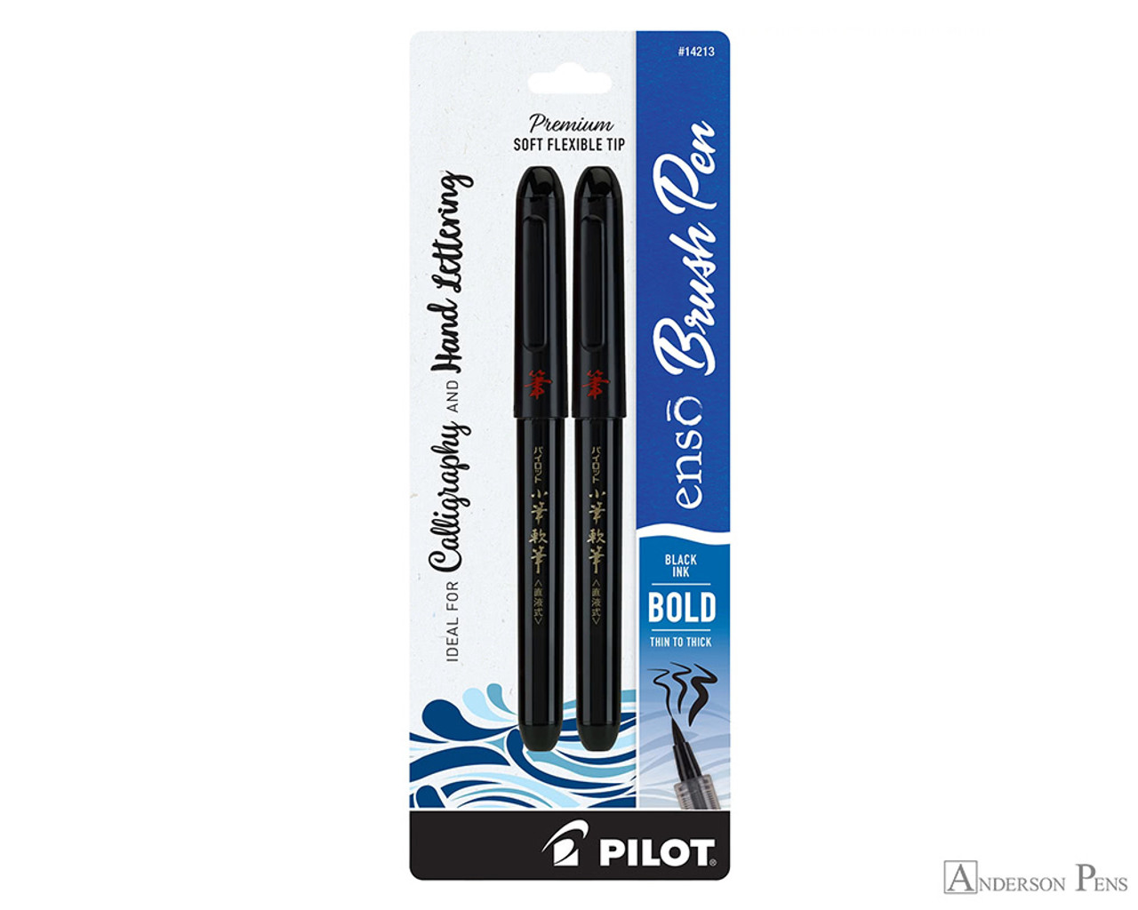Pilot Enso Brush Pen Set - Bold (2 Pack) - Anderson Pens, Inc.