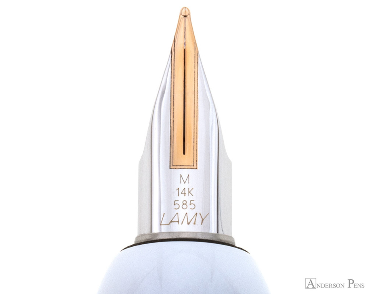 Lamy Dialog CC Fountain Pen - White - Anderson Pens, Inc.