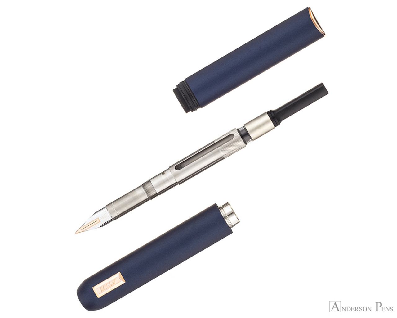 Lamy Dialog CC Fountain Pen - Dark Blue - Anderson Pens, Inc.