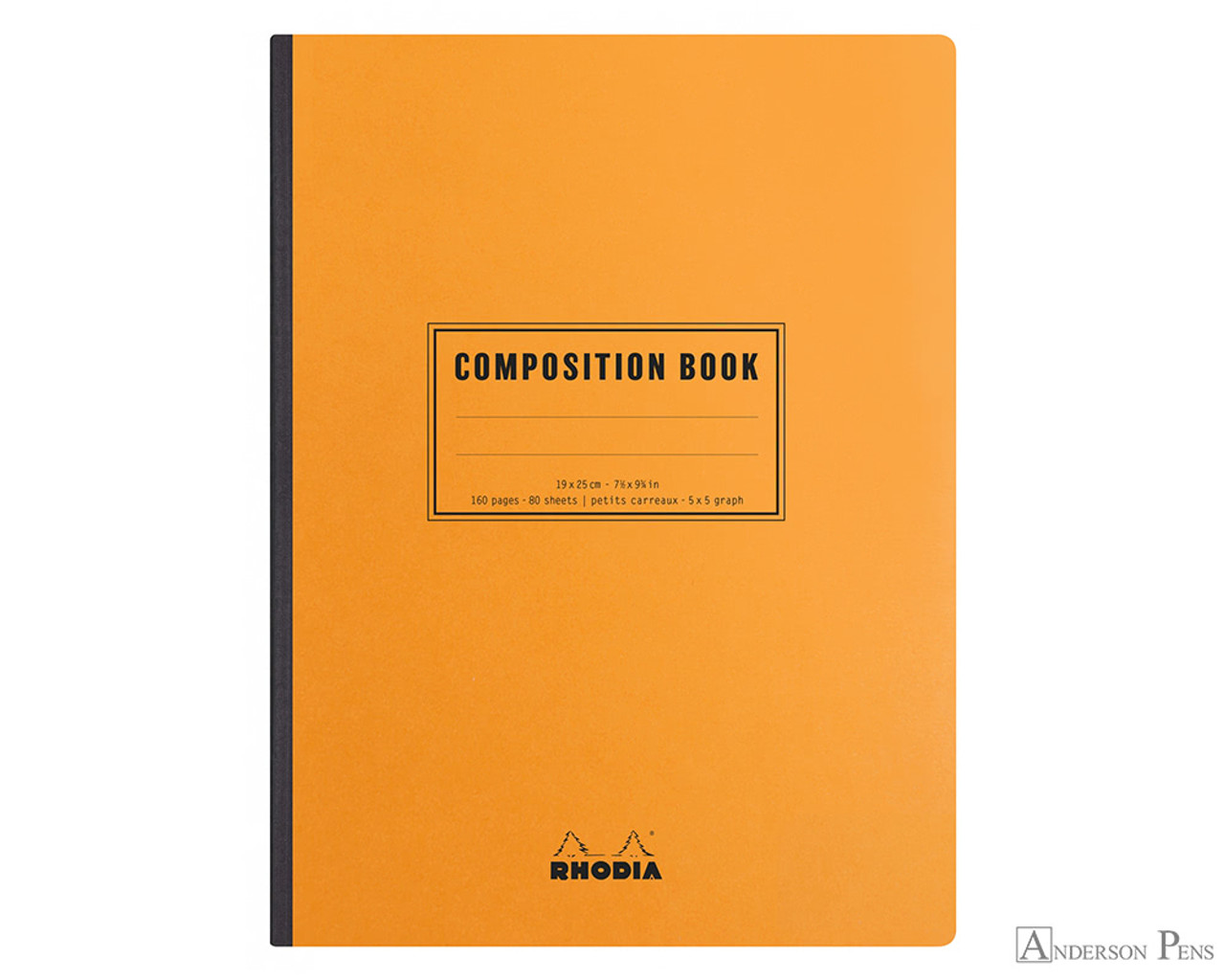 Rhodia Composition Notebook - A5, Lined - Orange