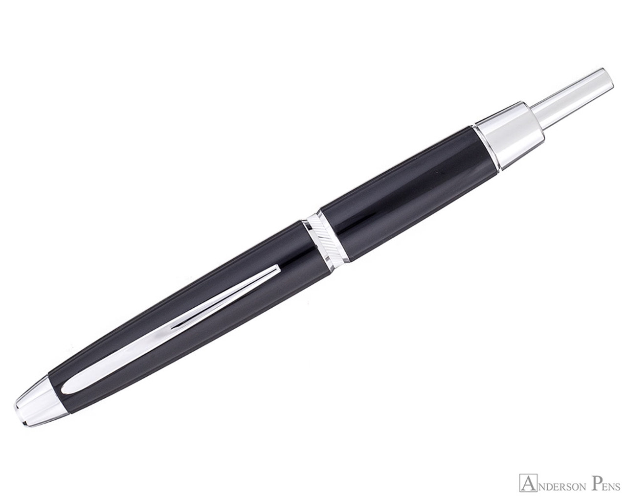 Pilot Vanishing Point LS Fountain Pen - Black with Rhodium Trim - Anderson  Pens, Inc.