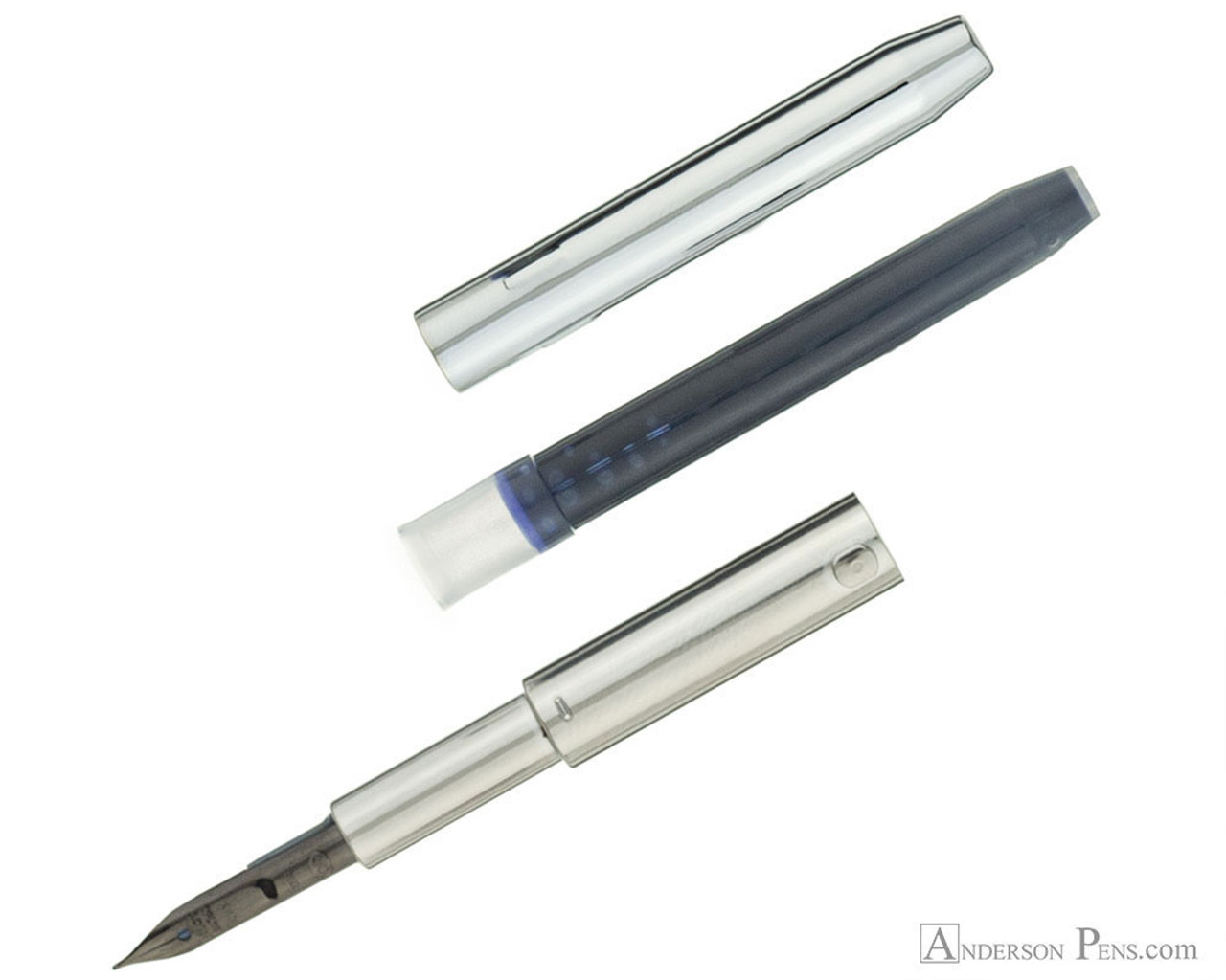 Pilot Vanishing Point Fountain Pen - White with Matte Black Trim