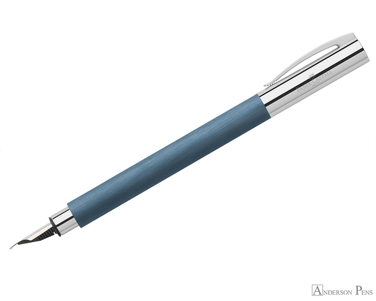 Faber-Castell Ambition Blue Resin Fountain Pen Broad