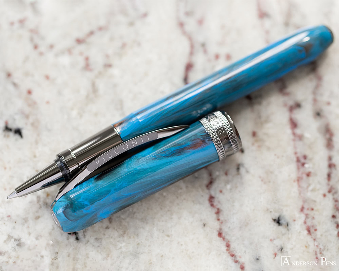 Blue RollerBall Pens - Set of 25 — Shuttle Art