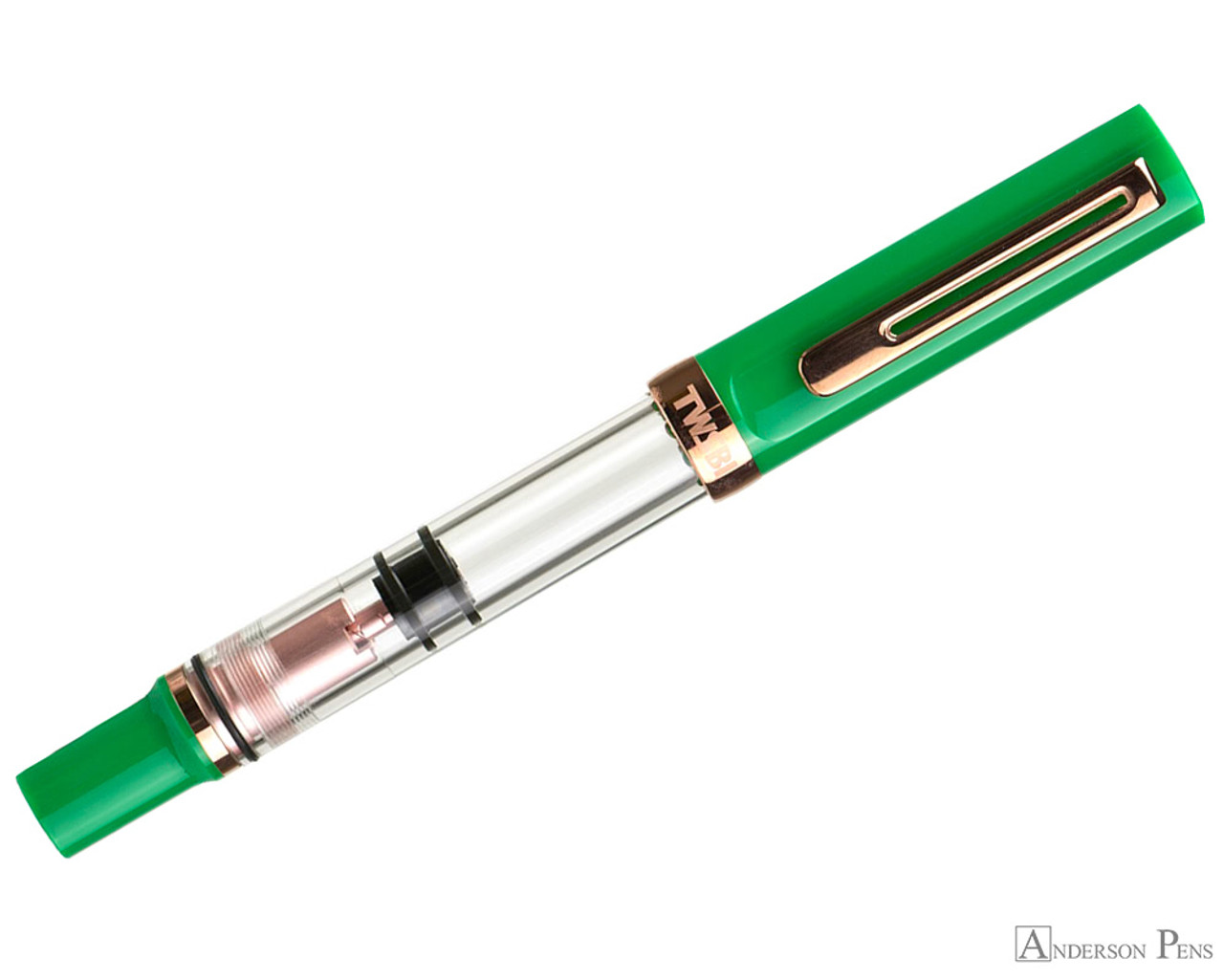 TWSBI ECO-T Fountain Pen Limited Edition Royal Jade With Rose Gold  Anderson Pens, Inc.