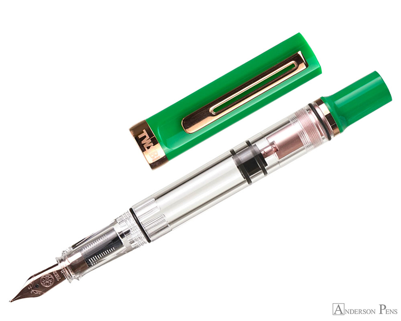 TWSBI ECO-T Fountain Pen Limited Edition Royal Jade With Rose Gold  Anderson Pens, Inc.