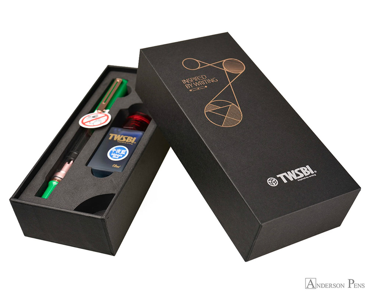 TWSBI ECO-T Fountain Pen Limited Edition Royal Jade With Rose Gold  Anderson Pens, Inc.