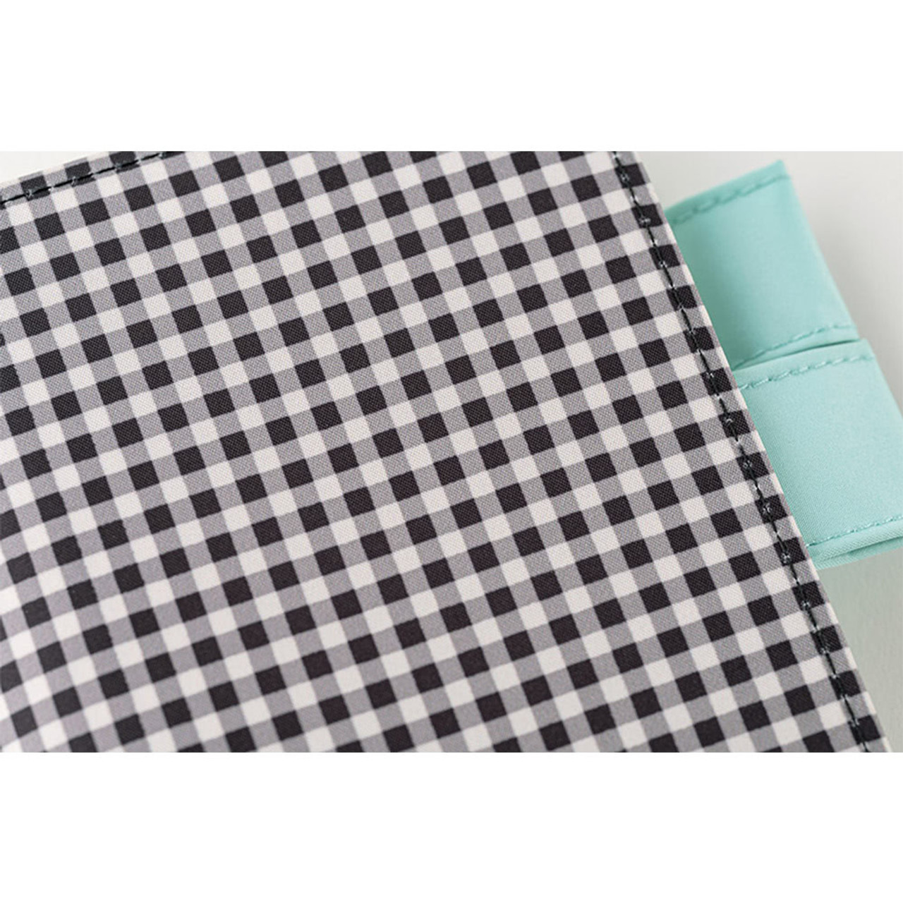 Hobonichi 2024 Cover A6 Size Gingham Black - tokopie