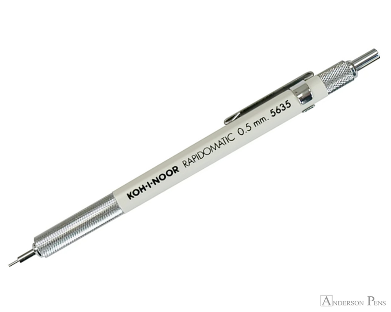 Koh-I-Noor Rapidomatic Mechanical Pencil - .5mm, White - Anderson