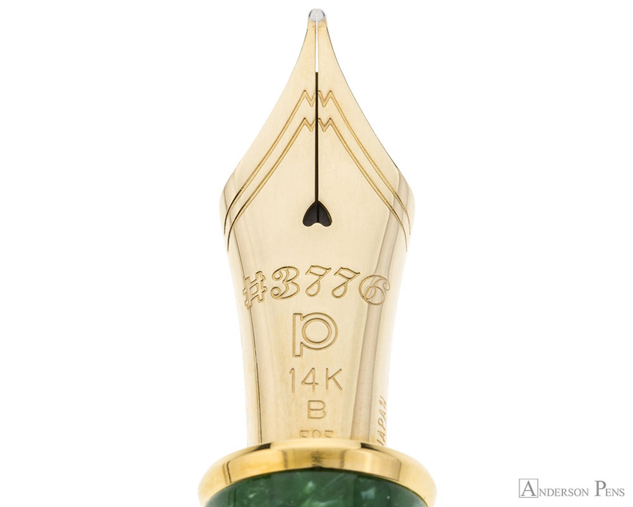 Platinum 3776 Celluloid Fountain Pen - Jade - Anderson Pens, Inc.