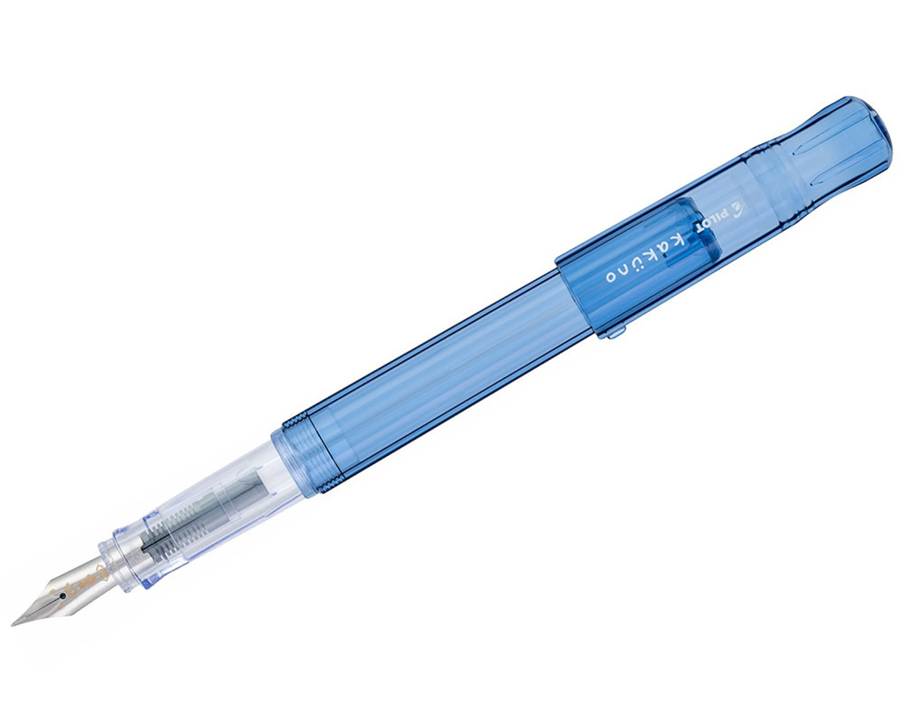Pilot Kakuno Fountain Pen - Translucent Blue - Anderson Pens, Inc.