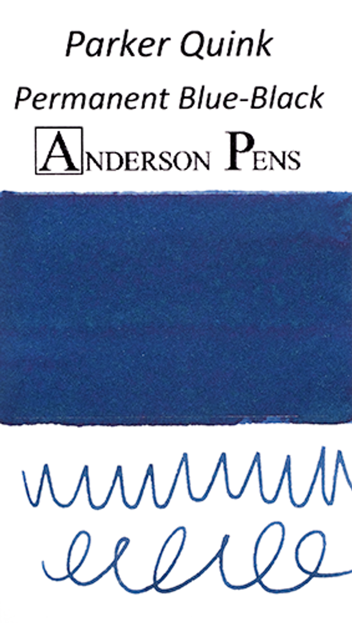 Parker Quink Permanent Blue-Black Ink (57ml Bottle) - Anderson Pens, Inc.