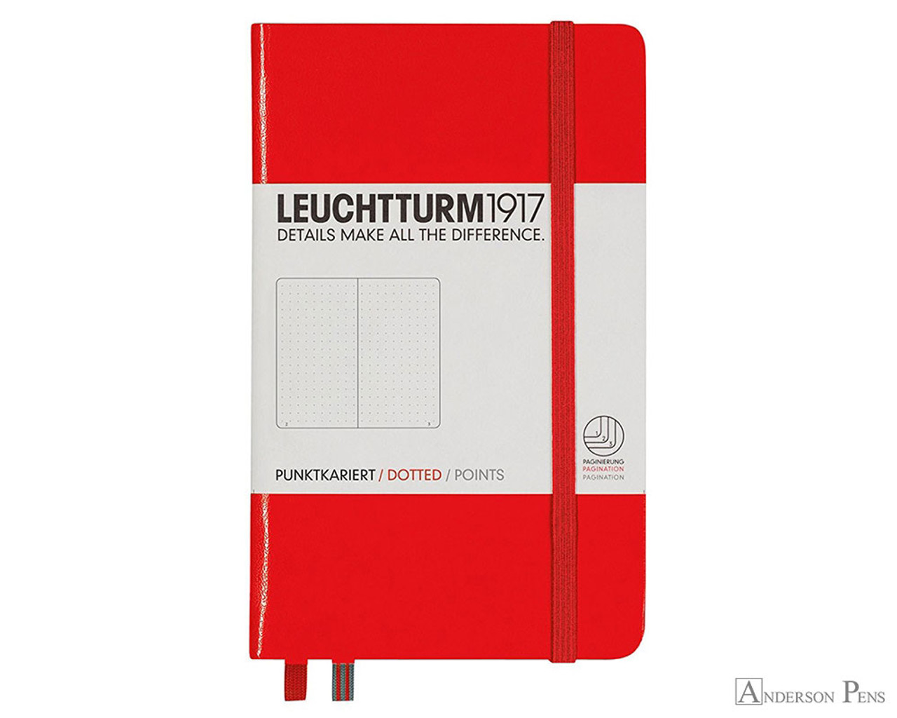 Leuchtturm1917 A5 Medium Softcover Dotted Notebook - Fox Red