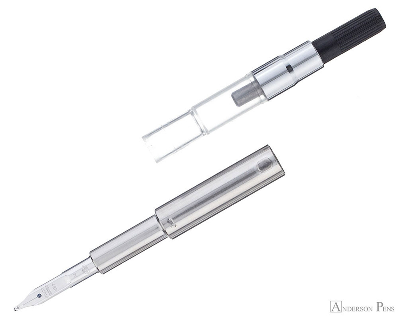 Pilot Vanishing Point Fountain Pen - Gun Metal/Rhodium - Fine