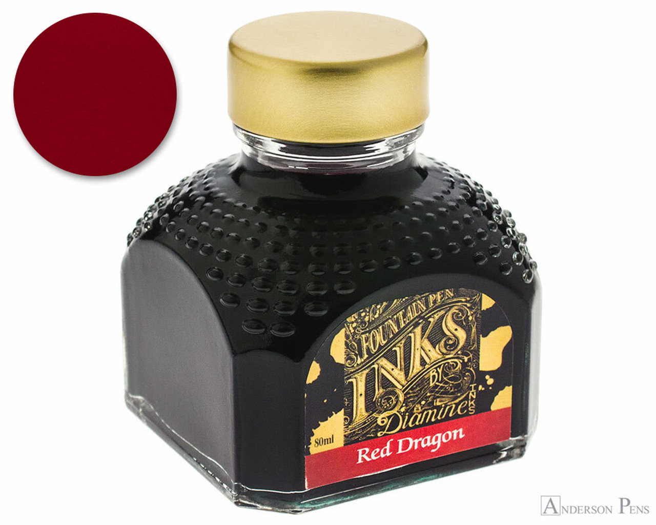 Diamine Fountain Pen Ink, 80 ml Bottle, Oxblood