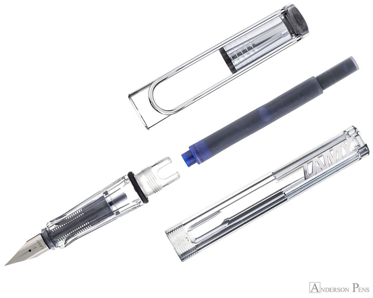 Lamy Vista Fountain Pen - Clear - Anderson Pens, Inc.