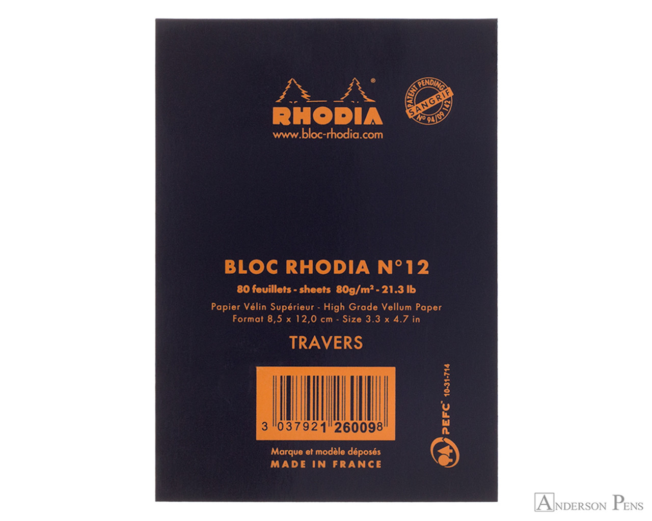  Rhodia Pad - No. 12 (3.3
