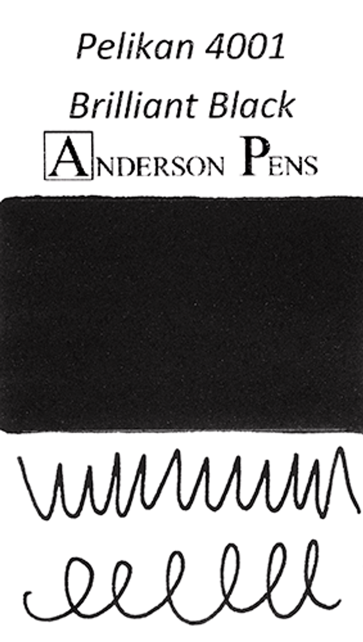 Pelikan 4001 Brilliant Black Ink (62.5ml Bottle) - Anderson Pens, Inc.