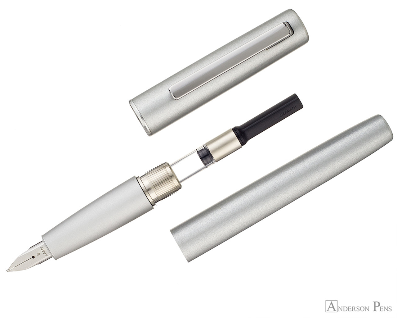 Lamy Aion Fountain Pen - Olive Silver - Anderson Pens, Inc.