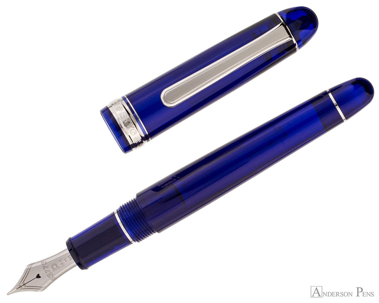 Platinum 3776 Century Fountain Pen - Chartres Blue with Rhodium