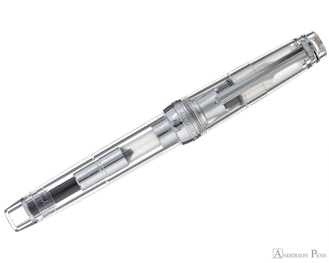 Sailor Pro Gear Fountain Pen - Transparent with Rhodium Trim 