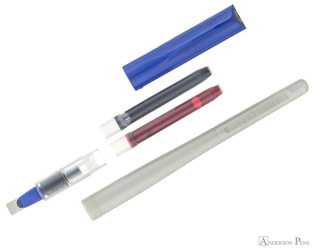 Pilot Parallel Pen Calligraphy Set, with Red and Blue Ink