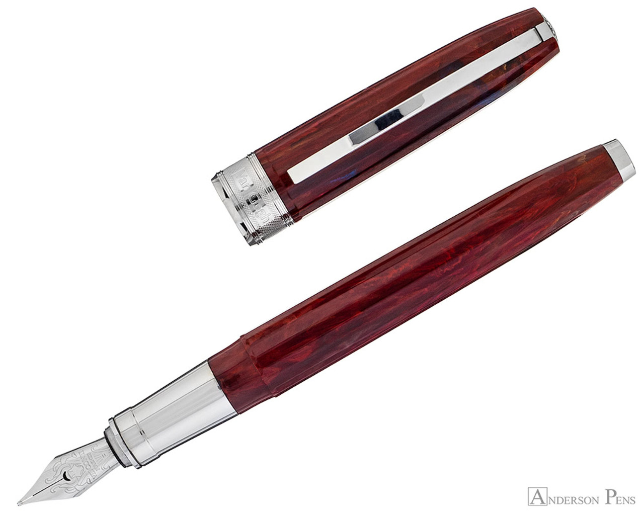 Visconti Van Gogh Fountain Pen - Red Vineyard - Anderson Pens, Inc.