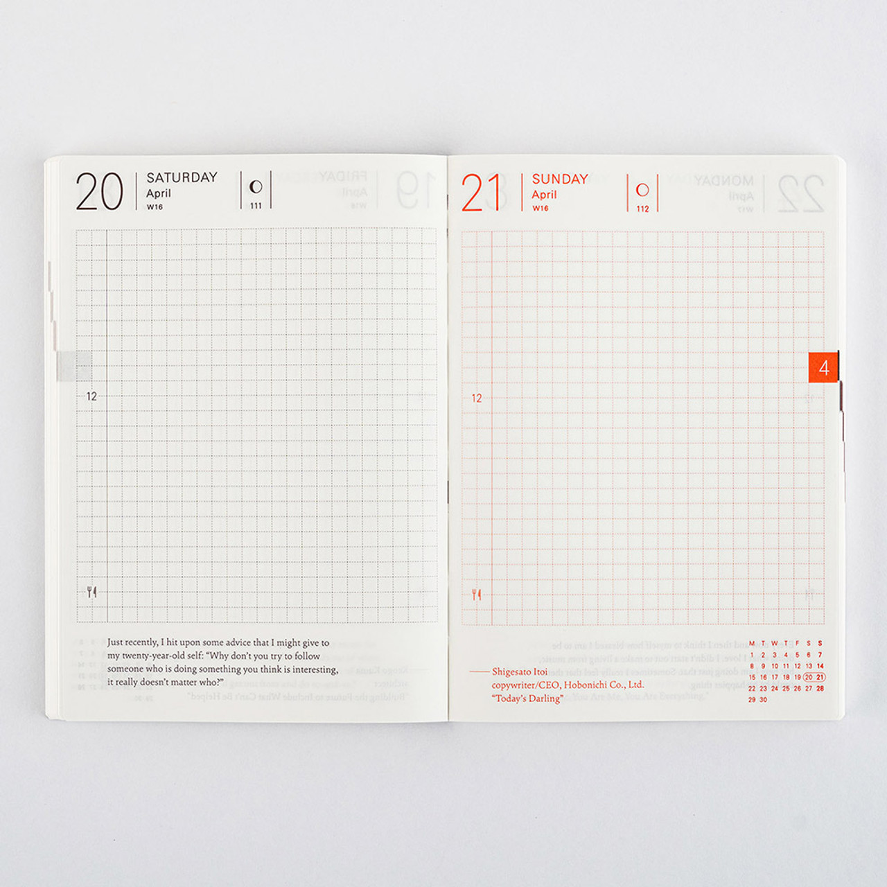Hobonichi 2024 A6 Cover - Colors: Highway - Anderson Pens, Inc.