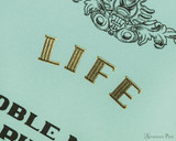 Life Noble Notebook - A5, Lined - Blue - Detail