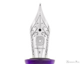 Penlux Masterpiece Grande Fountain Pen - Aurora Australis - Nib Closeup