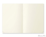 Midori MD Notebook Journal Codex - A5, Blank - Ivory - Open
