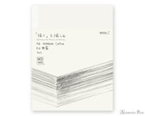 Midori MD Cotton Notepad - F0, Blank - White