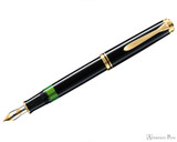 Pelikan Souveran M400 Fountain Pen - Black with Gold Trim