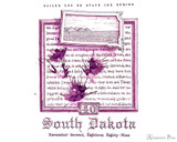 Sailor US 50 State Ink Series - South Dakota Sample - Artwork