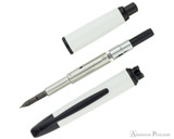 Pilot Vanishing Point Fountain Pen - White with Matte Black Trim - Parted Out