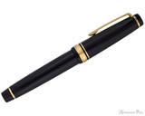 Sailor Pro Gear Fountain Pen - Black with Gold Trim - Profile