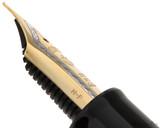 Sailor Pro Gear Fountain Pen - Black with Gold Trim - Nib Profile