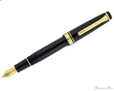Sailor Pro Gear Slim Fountain Pen - Black with Gold Trim - Posted