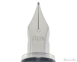 Itoya Blade Fountain Pen - Black - Nib Closeup