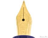 Kaweco Classic Sport Fountain Pen - Blue - Nib Closeup