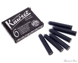 Kaweco Pearl Black Ink Cartridges (6 Pack) - Cartridges with Box