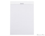Rhodia No. 16 Staplebound Notepad - A5, Graph - Ice White open