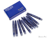 Platinum Pigment Blue Ink Cartridges (10 Pack) - Cartridges with Box