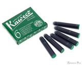 Kaweco Palm Green Ink Cartridges (6 Pack) - Cartridges with Box