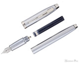 Sheaffer 100 Fountain Pen - Brushed Chrome - Parted Out