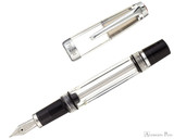 TWSBI Vac Mini Fountain Pen - Smoke - Open