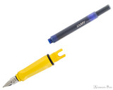 Lamy Safari Fountain Pen - Yellow - Section and Cartridge