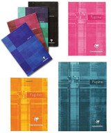 Clairefontaine Classic Top Staplebound Notepad - 4 x 6, Graph - Assorted