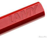 Lamy Safari Rollerball - Red - Imprint